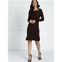 all about you Women Brown Solid A-Line D 