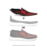 ACBC Men Red Mocassino Knit Skin of Cust 