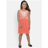 Mini Moi Girls Pink Embellished Fit and  