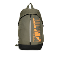 Puma Unisex Olive Green Backpack         