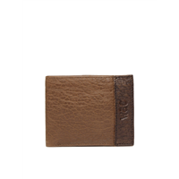 WAC Men Brown Textured Wallet            