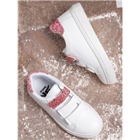 YK Girls White Sneakers                  