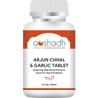 Arjun chhal & Garlic Tablet 30 Tablets   