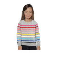 GAP Girls Crazy Stripe Crewneck Sweater  