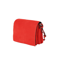 MANGO Red Suede Leather Solid Sling hand 