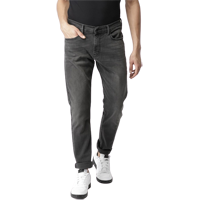 Levi's Black Cotton Tapered Fit Jeans    