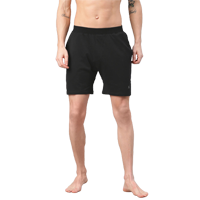 HRX Men Black Solid Regular Fit Yoga Sus 
