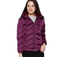 HERE&NOW Women Solid Puffer Jacket       
