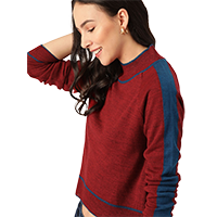 DressBerry Women Solid Acrylic Pullover  