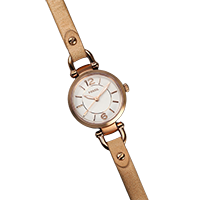 Fossil Women Gold-Toned Dial Watch       