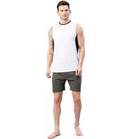 HRX Men Solid Regular Fit Yoga Shorts    