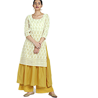 all about you Women Printed A-line Kurta 