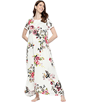 HERE&NOW Floral Print Maxi Nightdress    