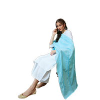House of Pataudi Embroidered Dupatta     