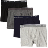 Beverly Hills Polo Club Men's 4 Pack Sol 