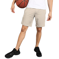 Adrenex Printed Men Beige Sports Shorts  
