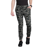 Wrogn Men Camouflage Print Joggers       