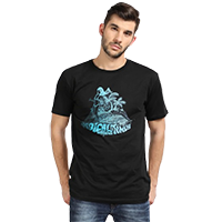 Quiksilver Men Printed Round Neck Cotton 