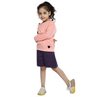 YK Girls Pure Cotton Solid Regular Fit S 