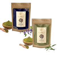 Ashpveda Natural Henna Indigo Combo (50g&nbsp;
