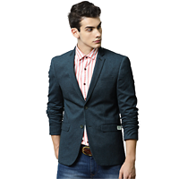 Mr Bowerbird Solid Tailored Fit Casual B 