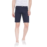 OVS Men Solid Relaxed Fit Chino Shorts   