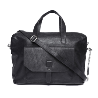 ESPRIT Black Solid Handheld Bag with Sli 