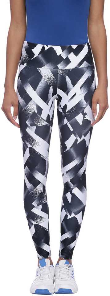 Puma  Printed Women Black Track Pants