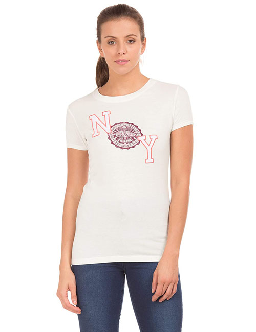 AEROPOSTALE Womens Plain Regular Fit T-Shirt