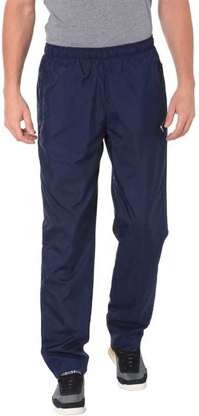 Puma Solid Men Blue Track Pants