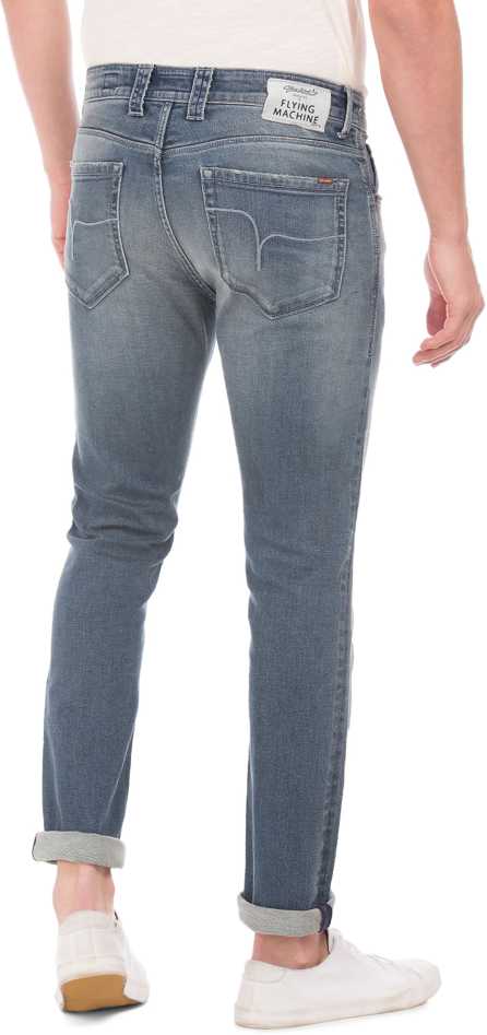 flying machine slim men blue jeans