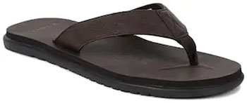 Lotto PU Brown Outdoor Slippers For Men