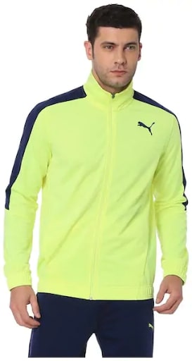 Puma Men Solid Regular Fit Track Suit