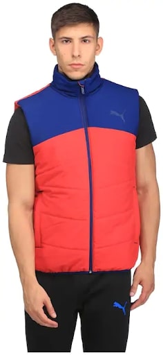 Puma Men Red Solid Sports jacket