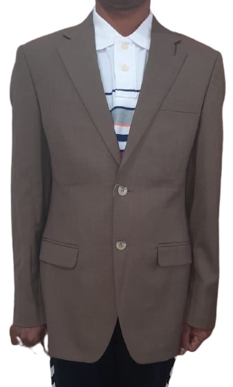 Raymond  Solid Single Breasted Formal Men Jacket