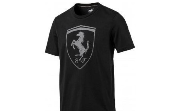 PUMA MEN'S T-SHIRT FERRARI BIG SHIELD TEE