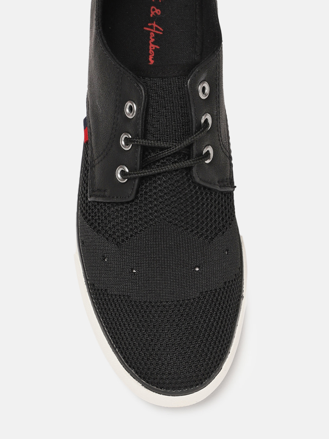 mast and harbour black sneakers