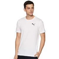 Puma Plain Regular Fit T-shirt for Men