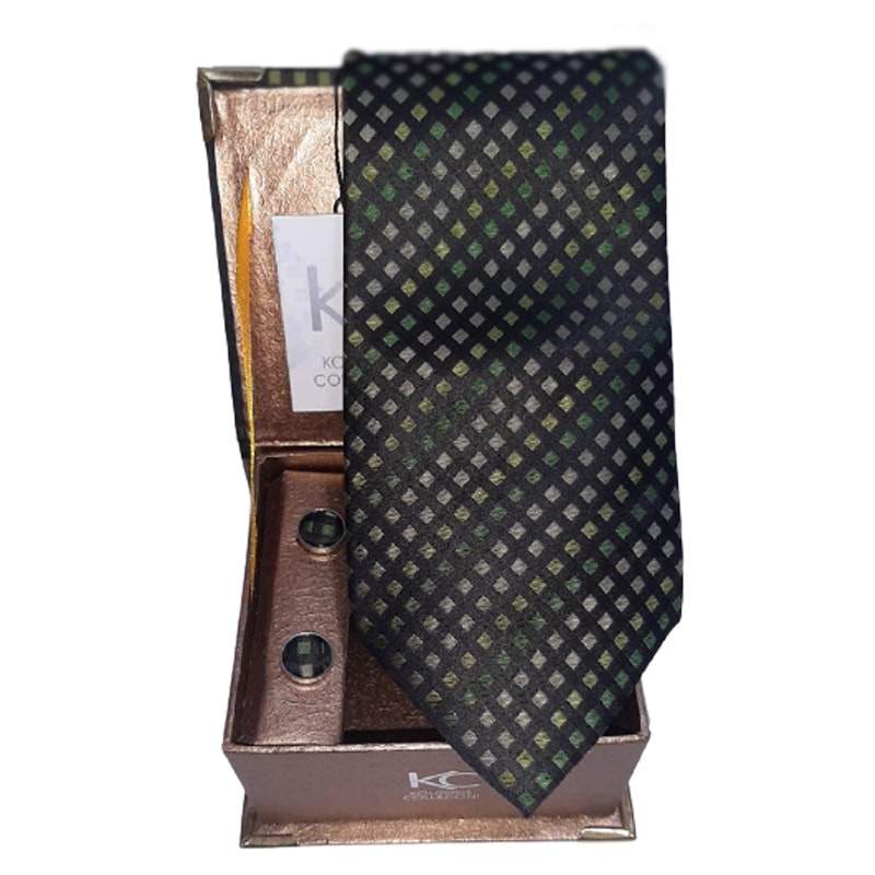 Koutons Collezioni Poly Tie and Cufflinks Set