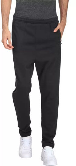 Puma  Solid Men Black Track Pants