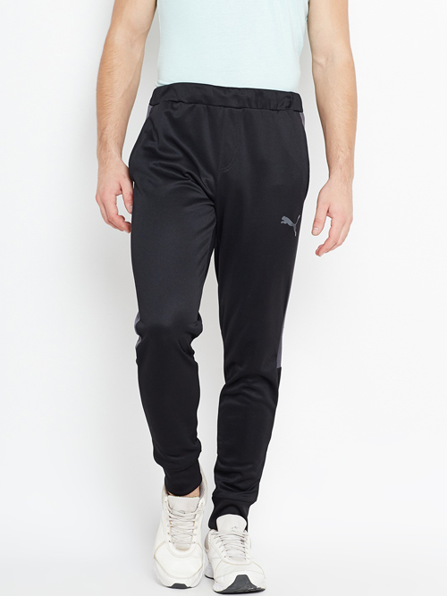 Puma Black Flash Tricot Tapered Joggers