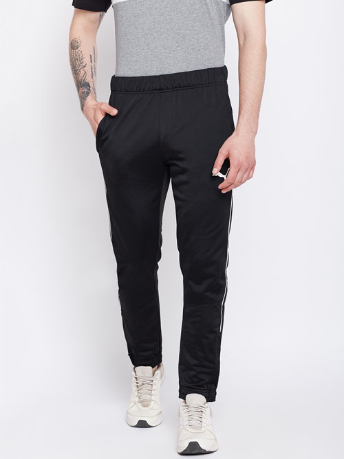 Puma Men Black Solid ESS Tapered Tricot Track Pants