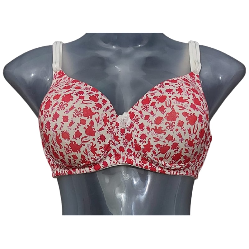 Strawberry Lenceria Women Printed Padded T-shirt Bra