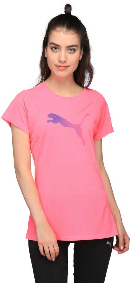 Puma  Printed Women Round Neck T-Shirt