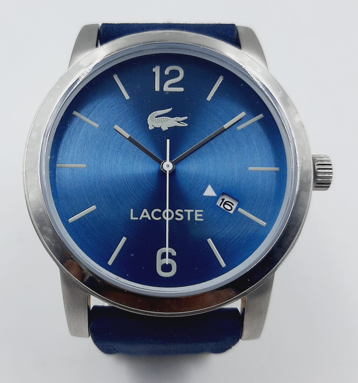 Men's Lacoste 12.12 Watch with Blue Silicone Strap