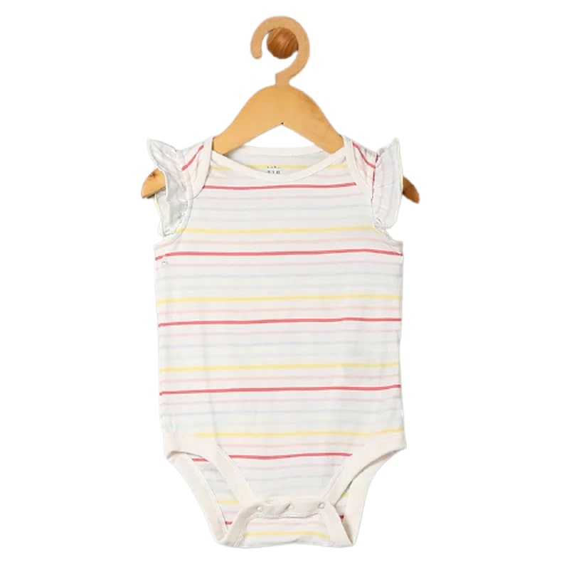 GAP Striped Flutter Sleeve Bodysuit