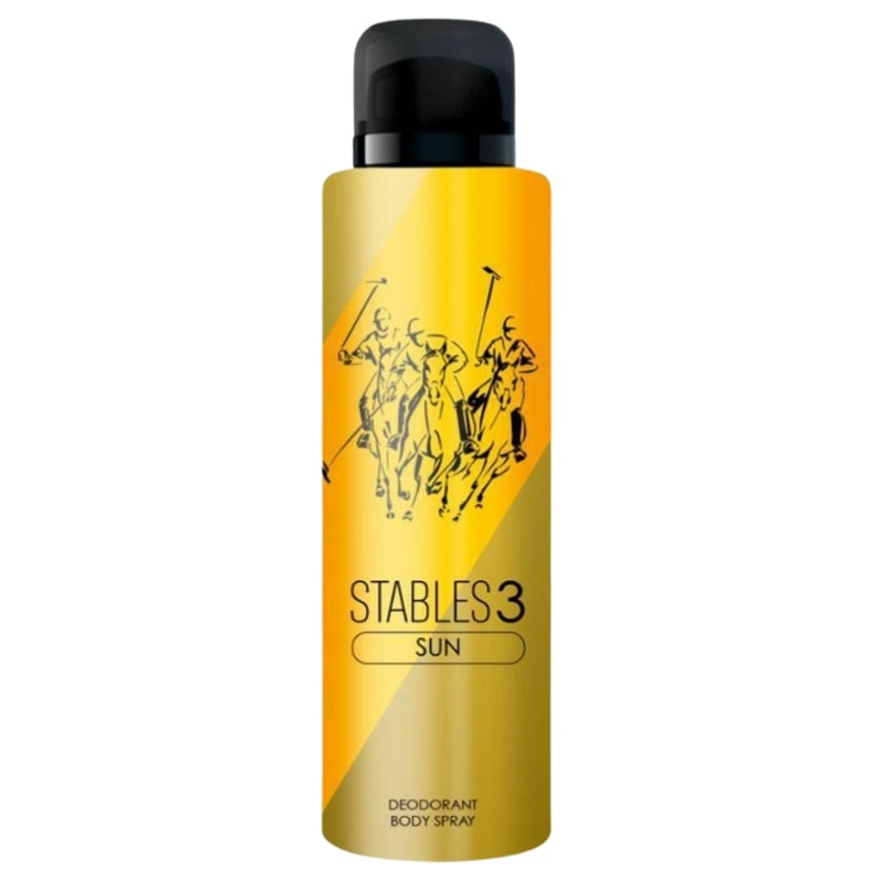 STABLES 3 Sun  Deodorant Spray 150 ml (Pack Of 3) 