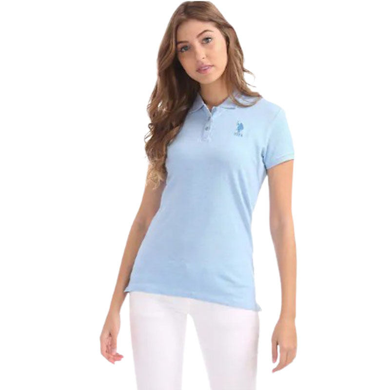 U.S. Polo Assn. Cotton Lycra Casual Women T Shirt 