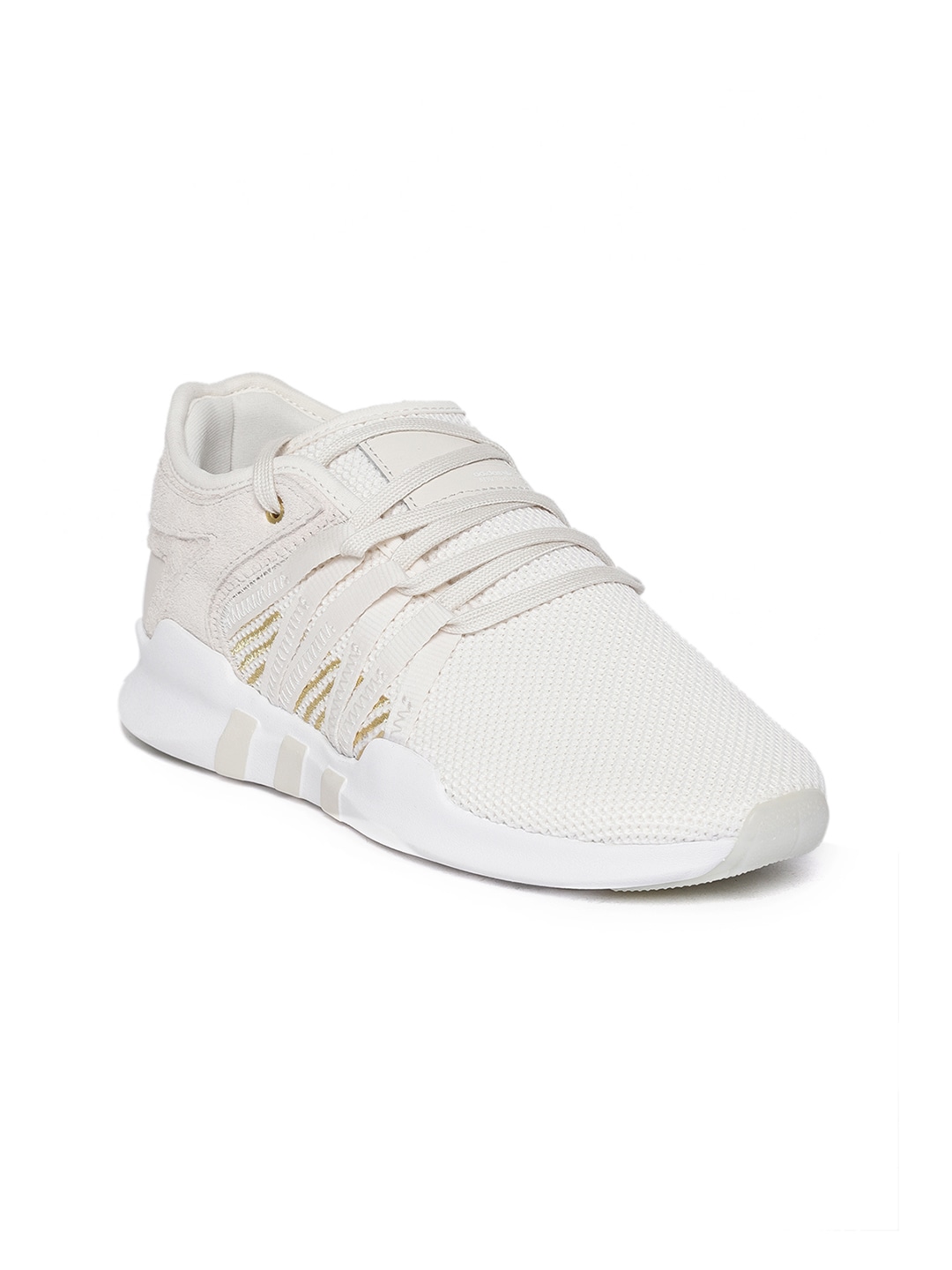 ADIDAS Originals Women Off-White EQT ADV Racing Sneakers