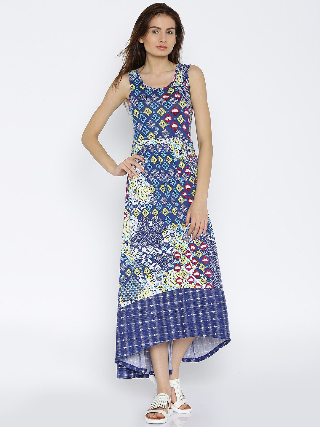 AKKRITI BY PANTALOONS Women  Printed Maxi Dress